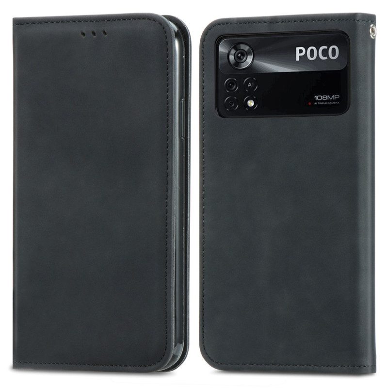 Schutzhülle Für Poco X4 Pro 5G Flip Case Eleganz