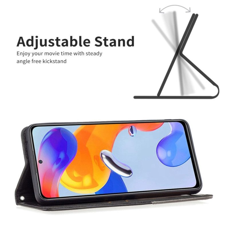 Schutzhülle Für Poco X4 Pro 5G Flip Case Geometrische Muster