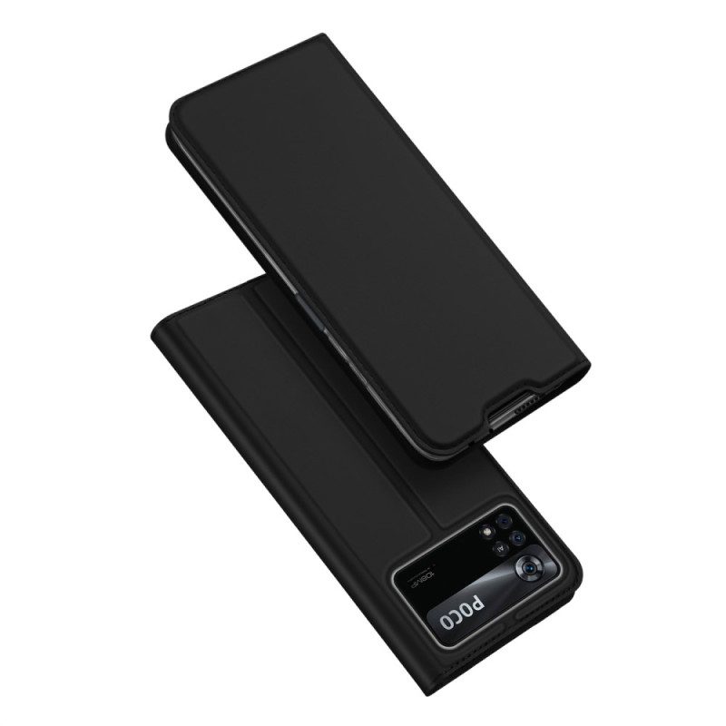 Schutzhülle Für Poco X4 Pro 5G Flip Case Skin Pro Dux Ducis