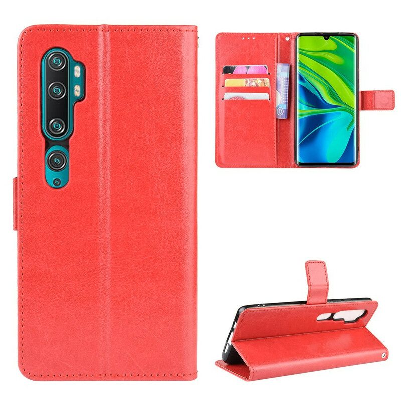 Flip Case Für Xiaomi Mi Note 10 / 10 Pro Auffälliges Kunstleder