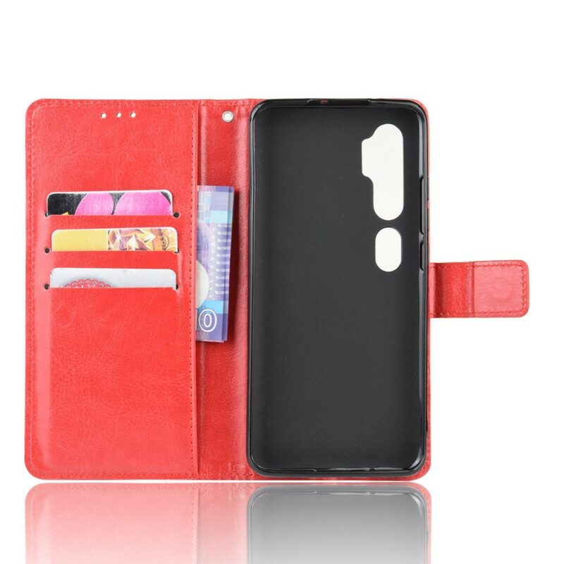 Flip Case Für Xiaomi Mi Note 10 / 10 Pro Auffälliges Kunstleder