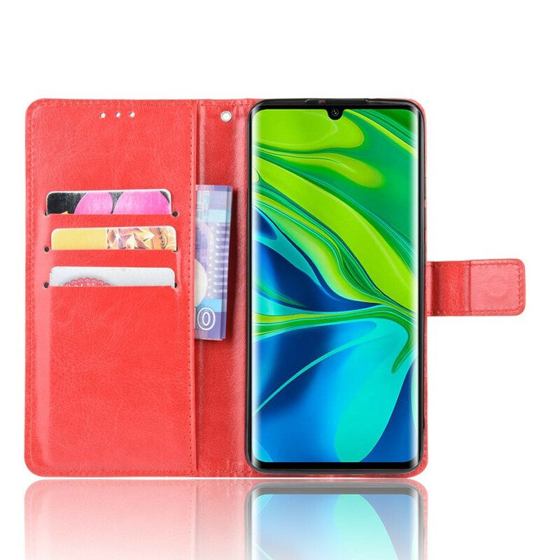 Flip Case Für Xiaomi Mi Note 10 / 10 Pro Auffälliges Kunstleder