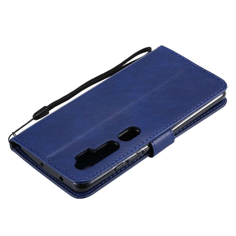 Flip Case Für Xiaomi Mi Note 10 / 10 Pro Mit Kordel Riemchenleder-stil