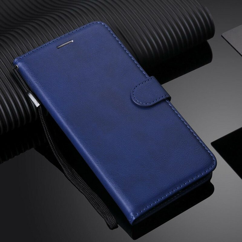 Flip Case Für Xiaomi Mi Note 10 / 10 Pro Mit Kordel Riemchenleder-stil