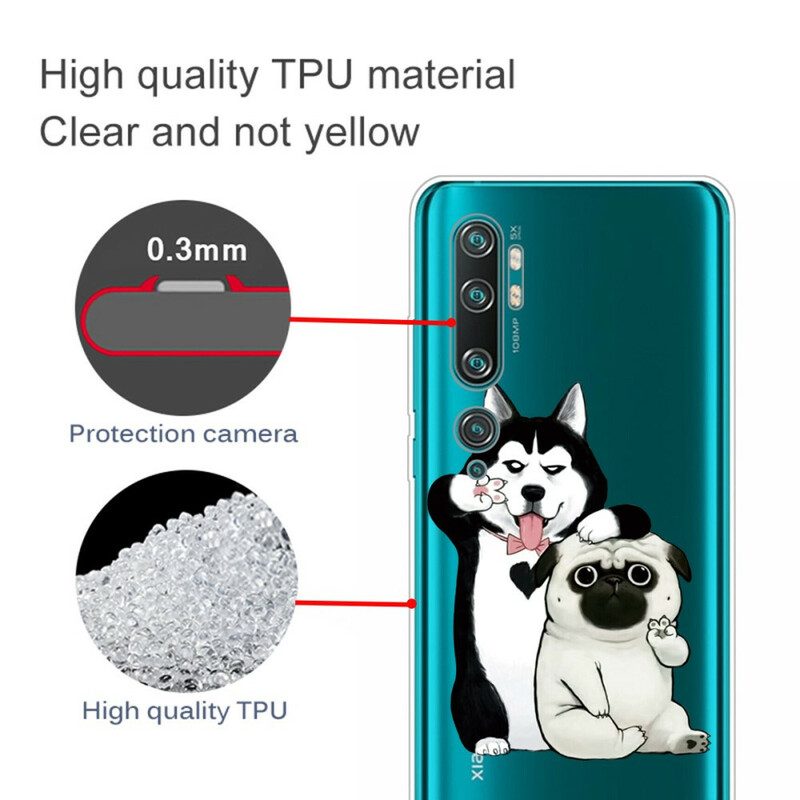 Handyhülle Für Xiaomi Mi Note 10 / 10 Pro Lustige Hunde