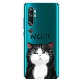 Hülle Für Xiaomi Mi Note 10 / 10 Pro Die Katze. Die Nein Sagt