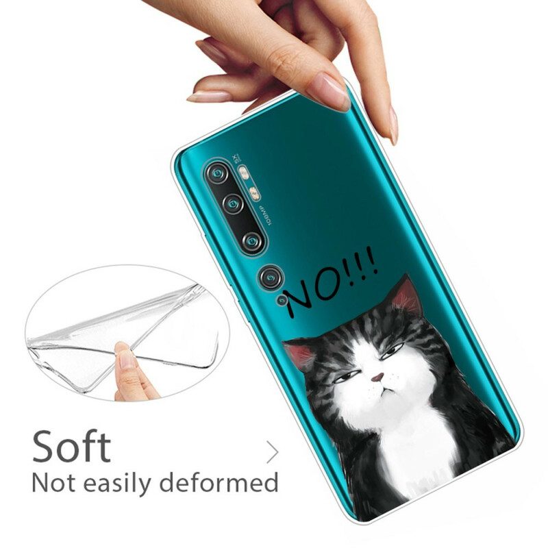 Hülle Für Xiaomi Mi Note 10 / 10 Pro Die Katze. Die Nein Sagt