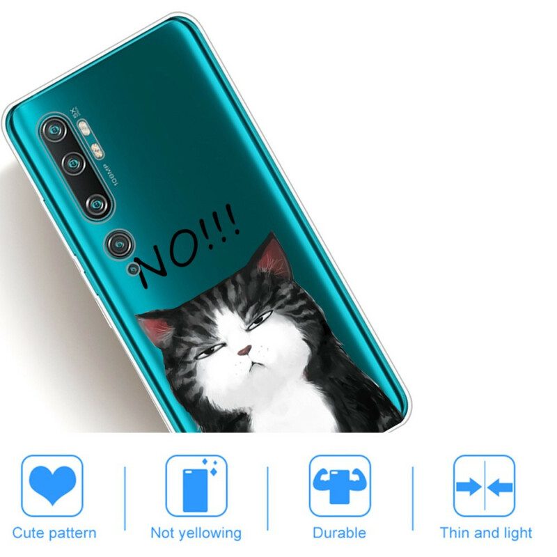 Hülle Für Xiaomi Mi Note 10 / 10 Pro Die Katze. Die Nein Sagt