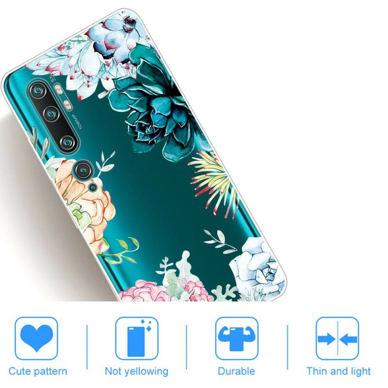 Hülle Für Xiaomi Mi Note 10 / 10 Pro Nahtlose Aquarellblumen