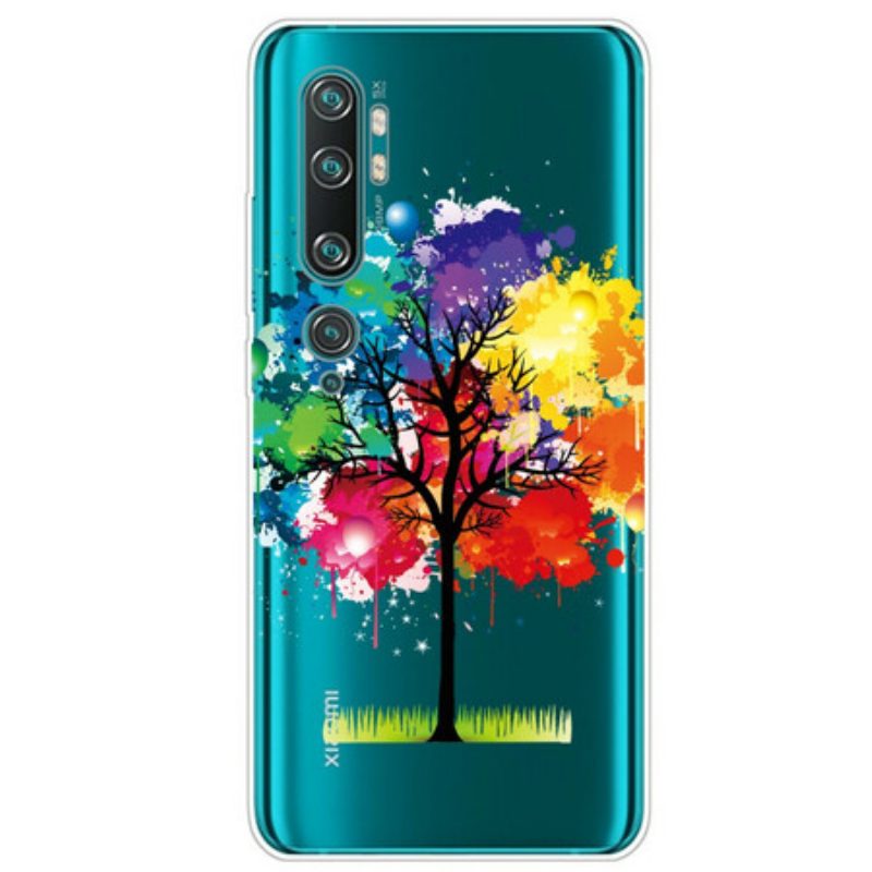 Hülle Für Xiaomi Mi Note 10 / 10 Pro Nahtloser Aquarellbaum