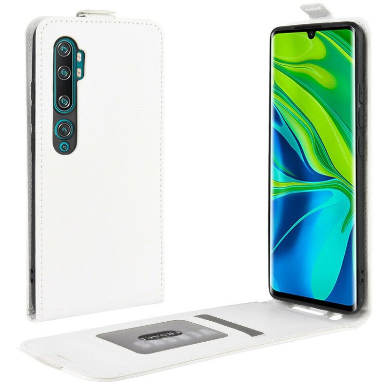 Lederhüllen Für Xiaomi Mi Note 10 / 10 Pro Flip Case Faltendes Retro