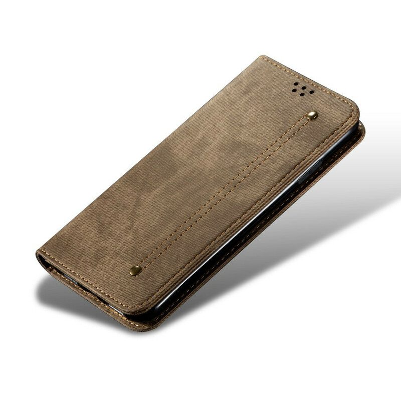 Schutzhülle Für Xiaomi Mi Note 10 / 10 Pro Flip Case Denim-stoff