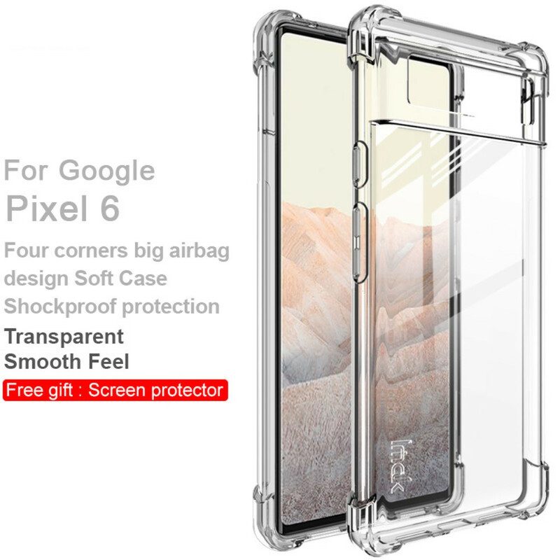 Hülle Für Google Pixel 6 Transparent Mit Imak-siebfolie