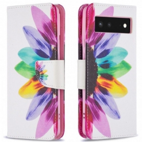 Schutzhülle Für Google Pixel 6 Flip Case Aquarellblume