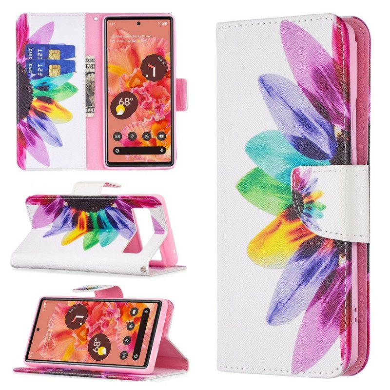 Schutzhülle Für Google Pixel 6 Flip Case Aquarellblume