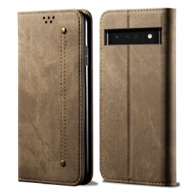 Schutzhülle Für Google Pixel 6 Flip Case Denim-stoff