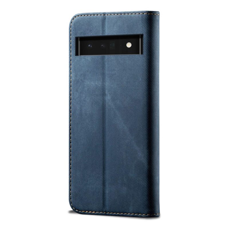 Schutzhülle Für Google Pixel 6 Flip Case Denim-stoff