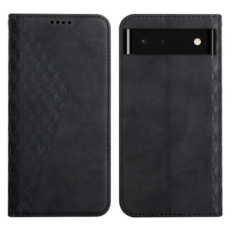 Schutzhülle Für Google Pixel 6 Flip Case Geo-ledereffekt