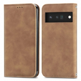 Schutzhülle Für Google Pixel 6 Flip Case Vintage-skin-touch-design