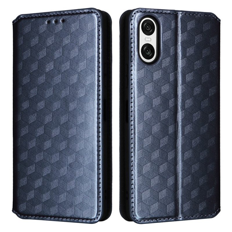 Flip Case Sony Xperia 10 Vi Handyhülle 3d-diamanten