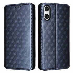 Flip Case Sony Xperia 10 Vi Handyhülle 3d-diamanten