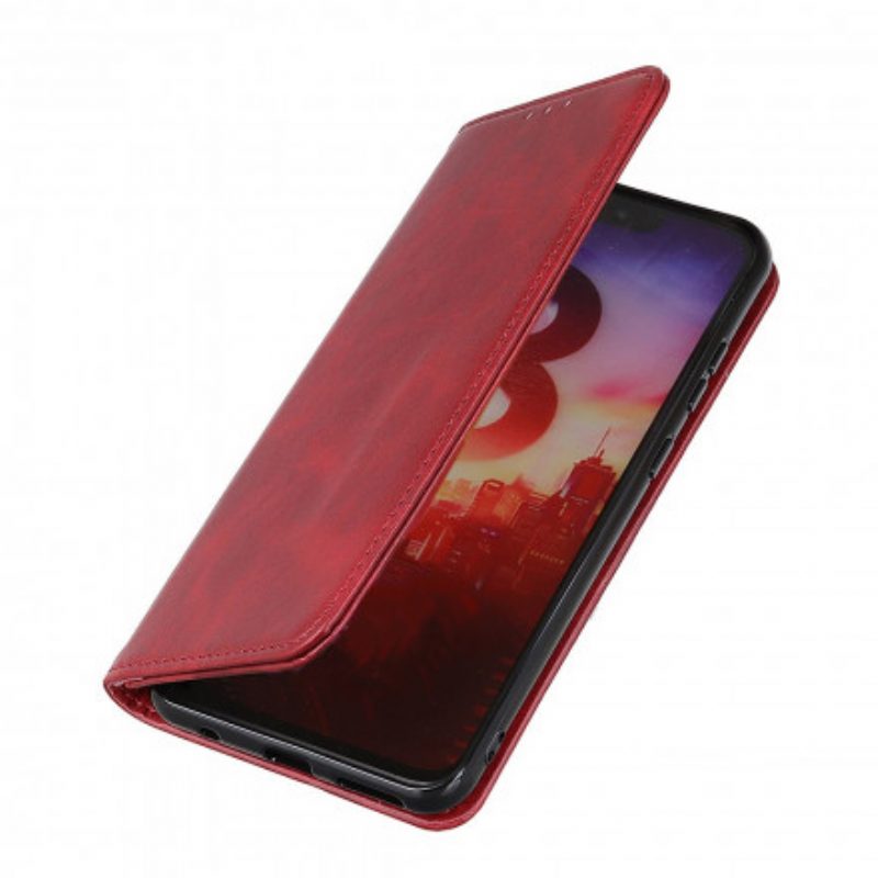 Schutzhülle Für Oppo A15 Flip Case Spaltleder