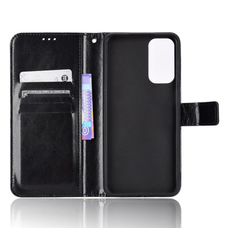 Flip Case Für Samsung Galaxy M23 5G Auffälliges Kunstleder