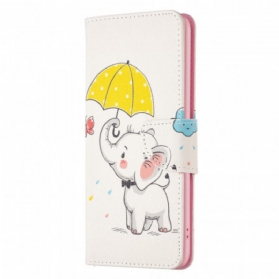 Flip Case Für Samsung Galaxy M23 5G Baby Elefant