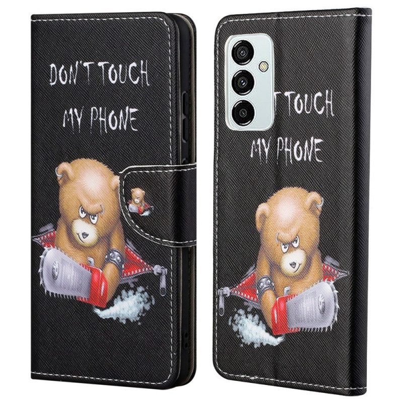 Flip Case Für Samsung Galaxy M23 5G Bär Fass Mein Telefon Nicht An