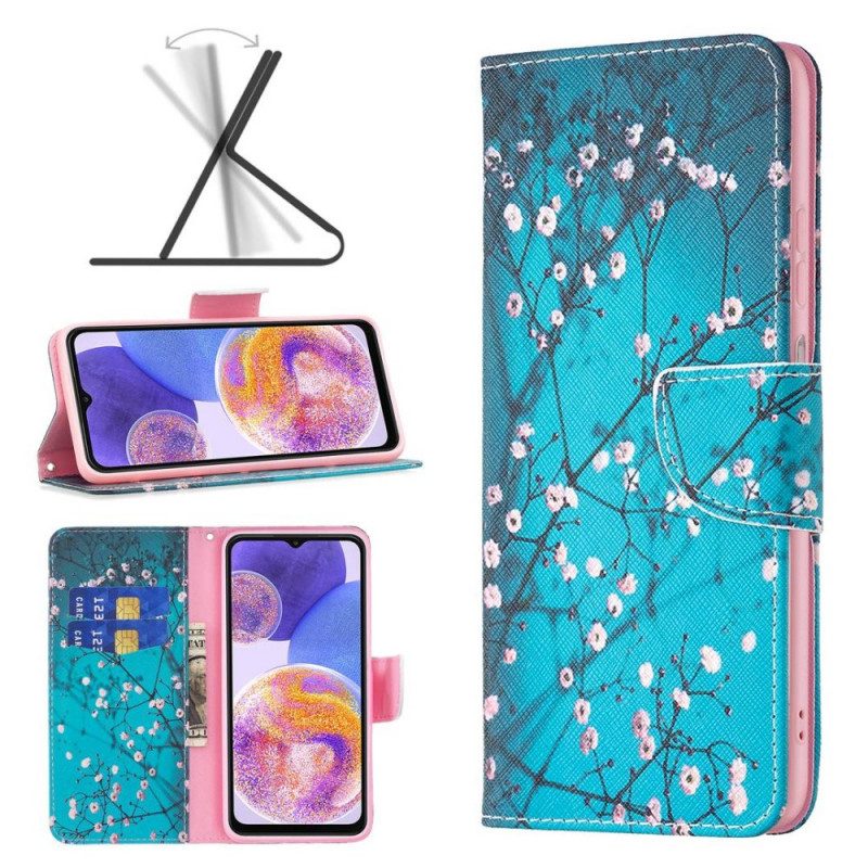 Flip Case Für Samsung Galaxy M23 5G Baumdekoration