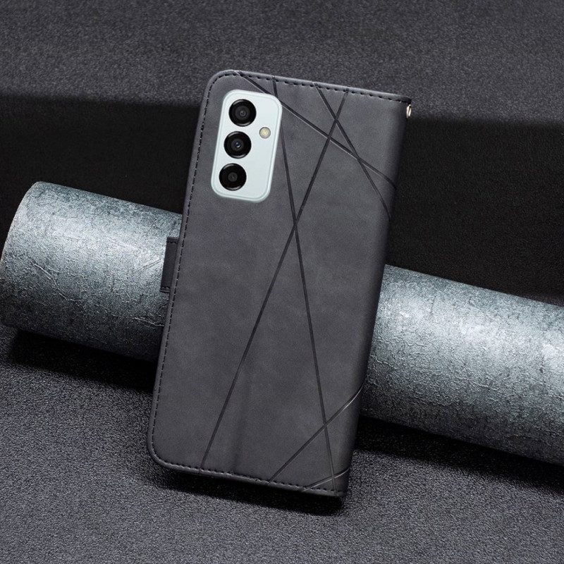 Flip Case Für Samsung Galaxy M23 5G Binfen-farbdreiecke