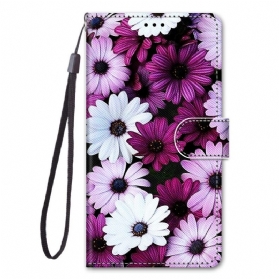 Flip Case Für Samsung Galaxy M23 5G Blumenwunder