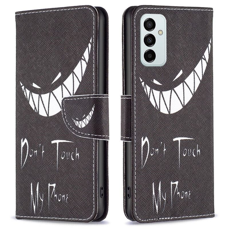 Flip Case Für Samsung Galaxy M23 5G Böses Telefon