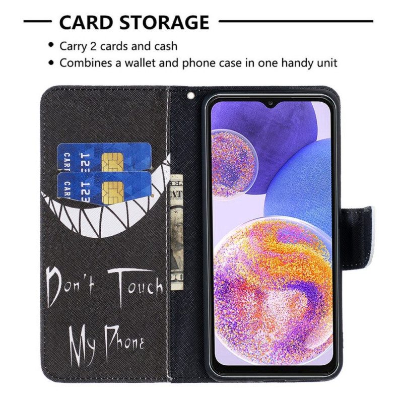 Flip Case Für Samsung Galaxy M23 5G Böses Telefon