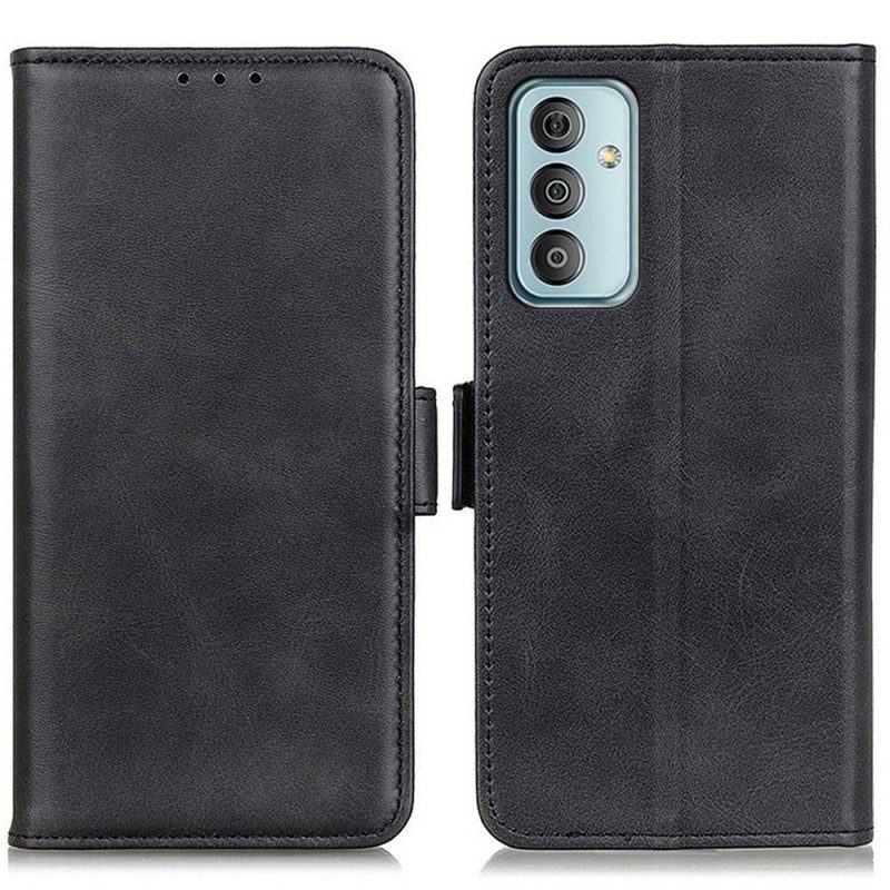 Flip Case Für Samsung Galaxy M23 5G Doppelter Verschluss