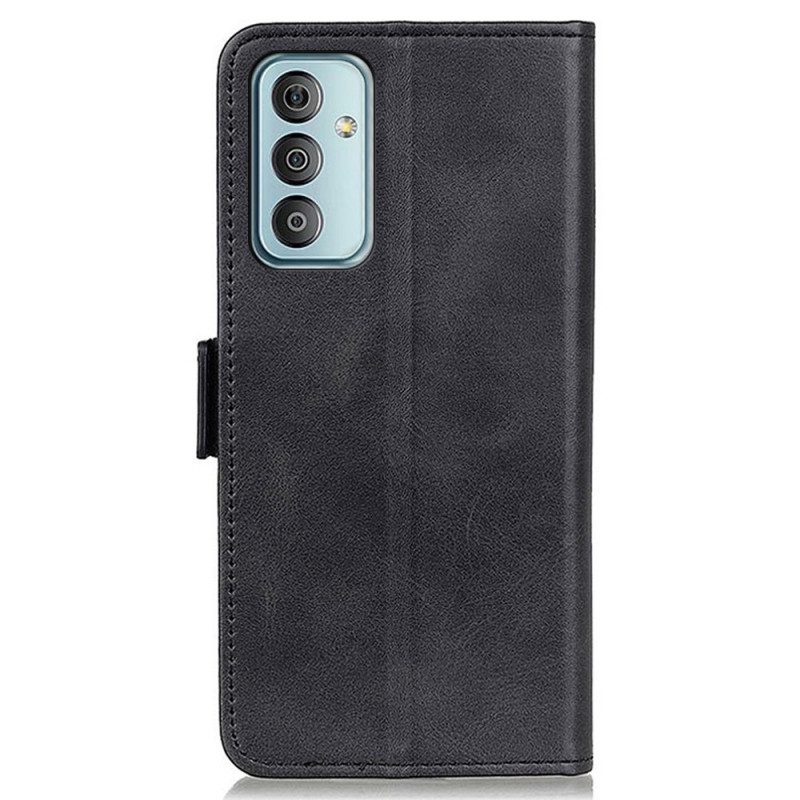 Flip Case Für Samsung Galaxy M23 5G Doppelter Verschluss