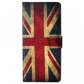 Flip Case Für Samsung Galaxy M23 5G Englische Flagge