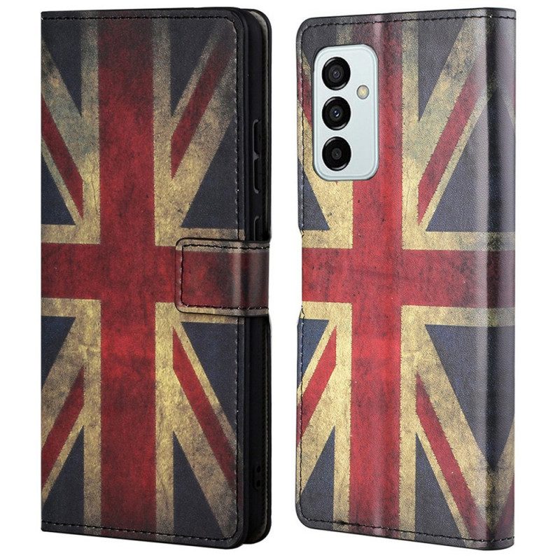 Flip Case Für Samsung Galaxy M23 5G Englische Flagge