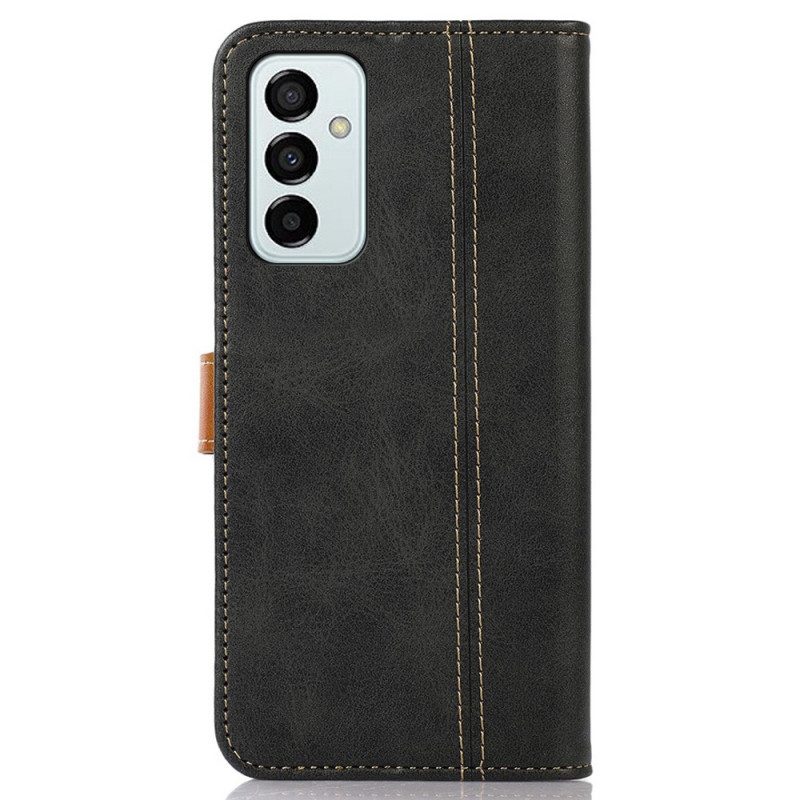 Flip Case Für Samsung Galaxy M23 5G Gurtband