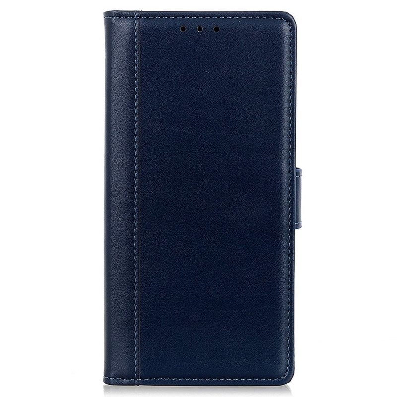 Flip Case Für Samsung Galaxy M23 5G Leder-styling