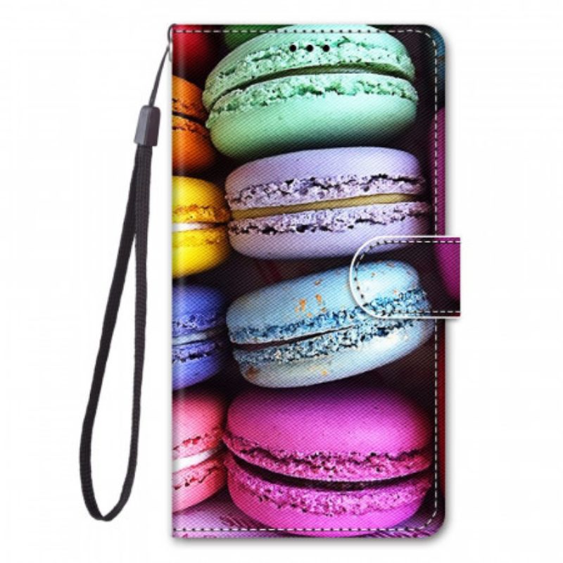 Flip Case Für Samsung Galaxy M23 5G Macarons