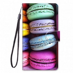 Flip Case Für Samsung Galaxy M23 5G Macarons