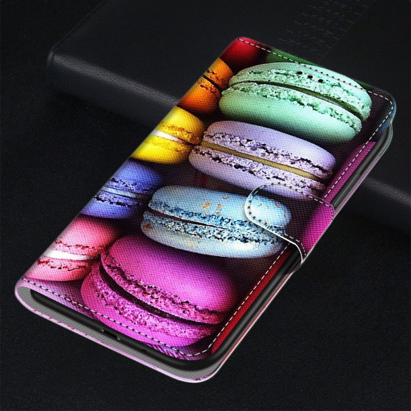 Flip Case Für Samsung Galaxy M23 5G Macarons