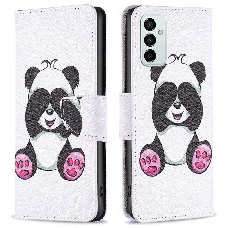 Flip Case Für Samsung Galaxy M23 5G Panda