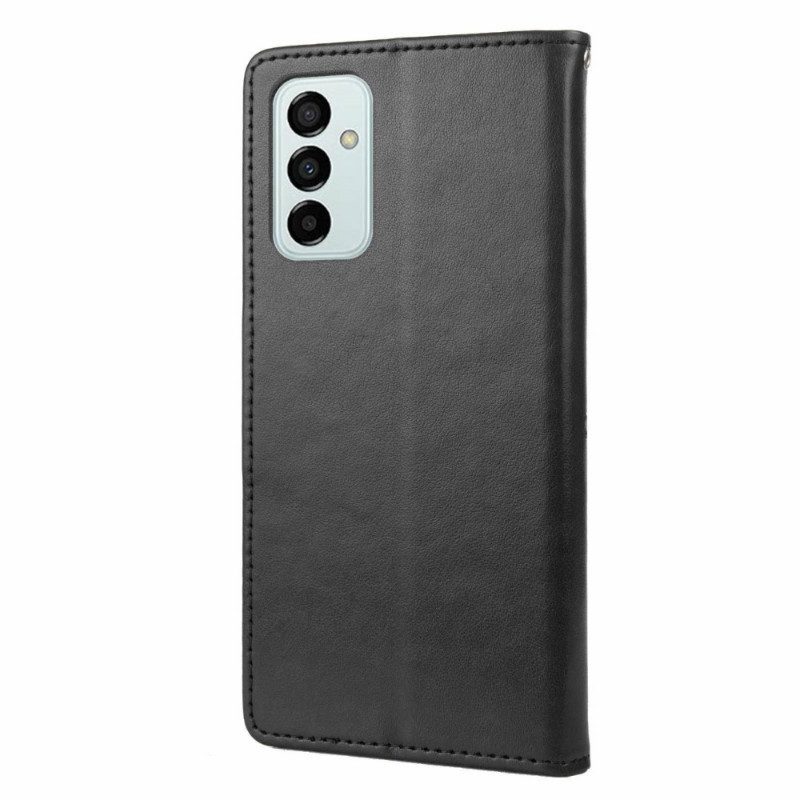 Flip Case Für Samsung Galaxy M23 5G Schmetterlinge Und Blumen