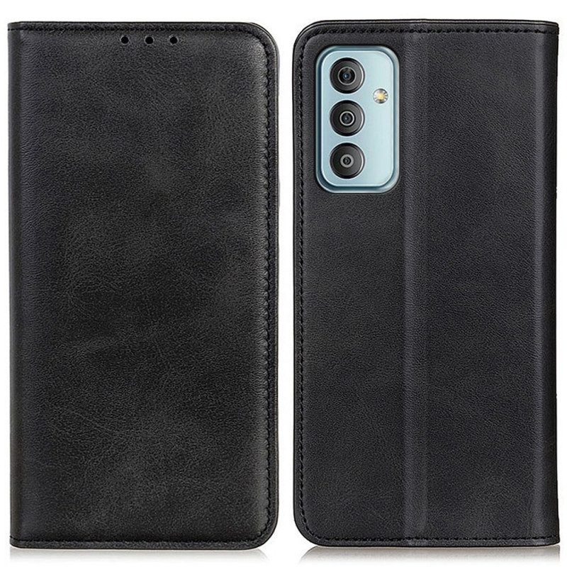 Flip Case Für Samsung Galaxy M23 5G Spaltleder