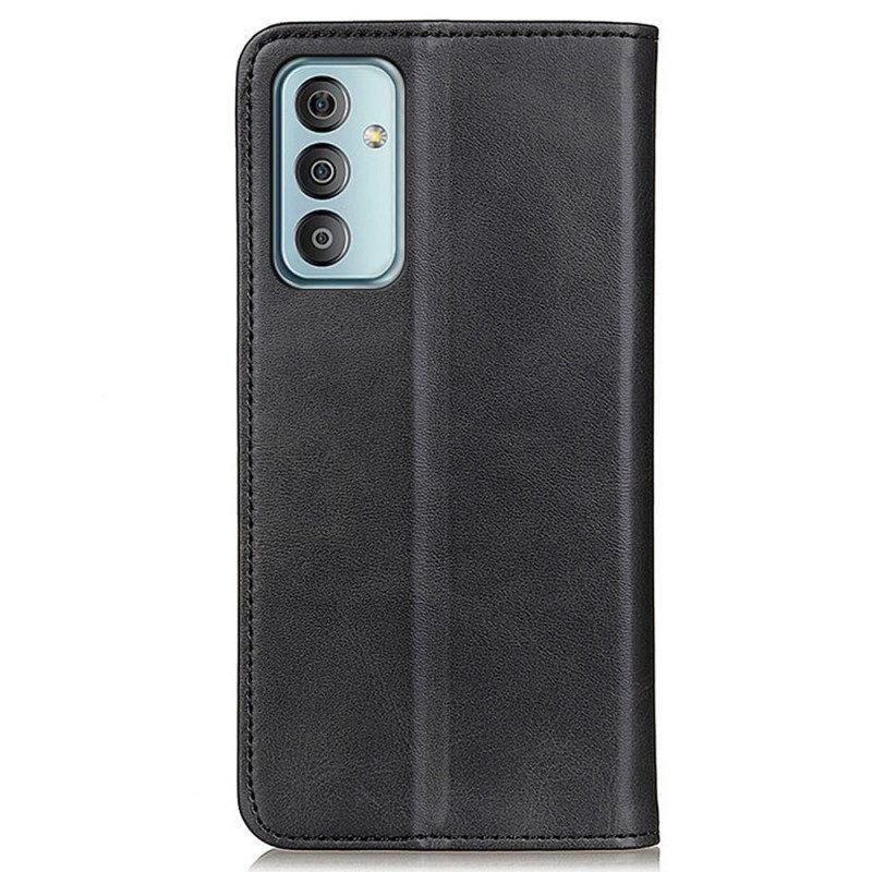 Flip Case Für Samsung Galaxy M23 5G Spaltleder