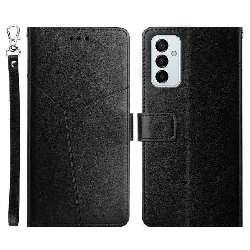 Flip Case Für Samsung Galaxy M23 5G Stil Leder Y-design