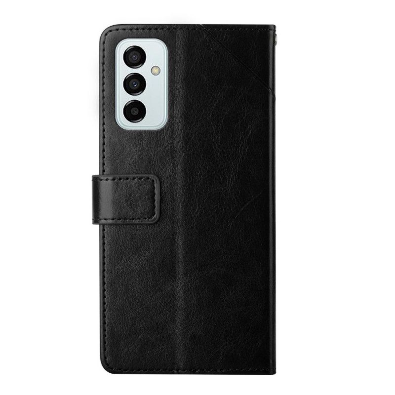 Flip Case Für Samsung Galaxy M23 5G Stil Leder Y-design