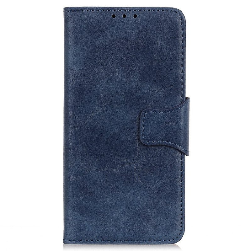 Flip Case Für Samsung Galaxy M23 5G Wendeverschluss Aus Spaltleder